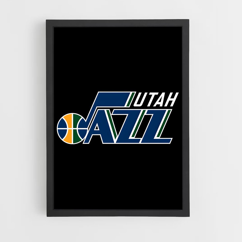Poster Utah jazz – affiche Basketball (vue 2)